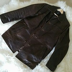 J Crew Men's Vintage Leather Jacket